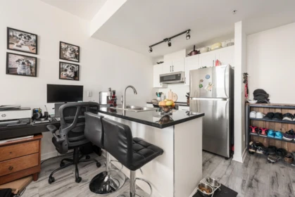 Kitchen Island Photo of PH10 1082 Seymour Street, Vancouver, BC