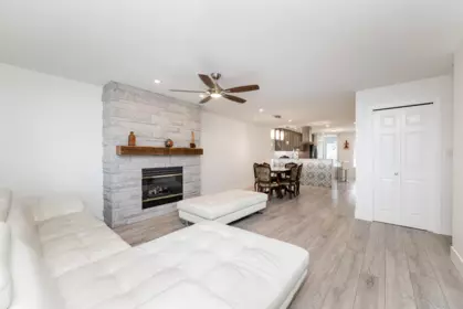 Living Room Photo of 129 7837 120a Street, Surrey, BC