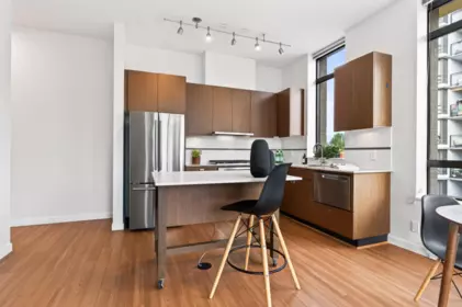 Dining Area Photo of 501 121 Brew Street, Port Moody, BC