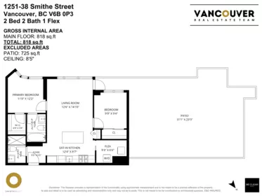 Aerial View of 1251 38 Smithe Street, Vancouver, BC