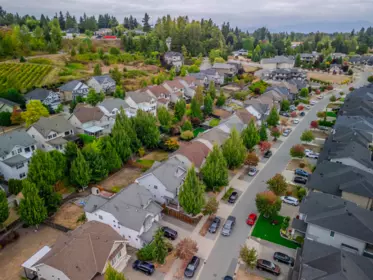 Aerial View of 2293 Merlot Boulevard, Abbotsford, BC