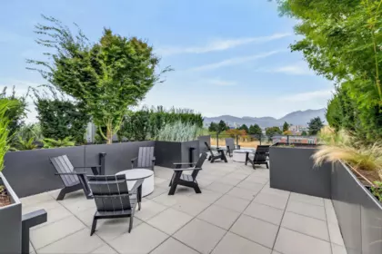 Aerial View of 411 2520 Guelph Street, Vancouver, BC