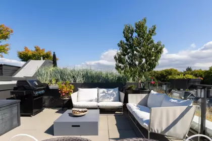 Living Room Photo of 411 2520 Guelph Street, Vancouver, BC