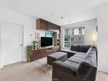 Living Room Photo of 405 3581 Ross Drive, Vancouver, BC