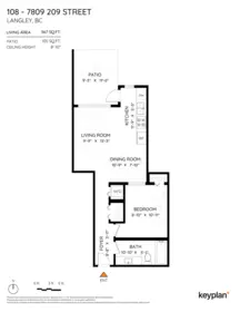 Entry Foyer Photo of 108 7809 209 Street, Langley, BC