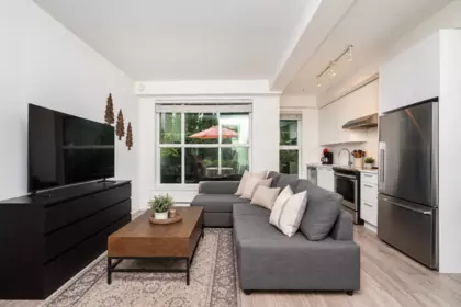 Living Room Photo of 108 7809 209 Street, Langley, BC