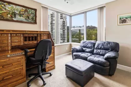 Basement Recreation Room Photo of 1006 295 Guildford Way, Port Moody, BC