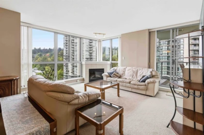 Living Room Photo of 1006 295 Guildford Way, Port Moody, BC