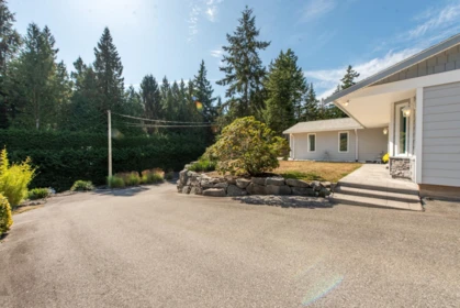 Aerial View of 4144 Browning Road, Sechelt, BC