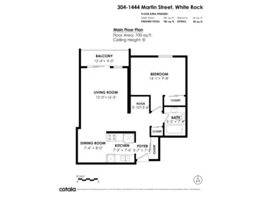 304 1444 Martin Street, Surrey, BC, Surrey — Apartment/Condo for sale