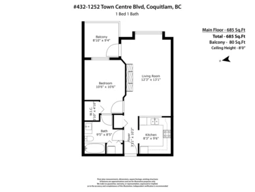 432 1252 Town Centre Boulevard, Coquitlam, BC, Coquitlam — Apartment/Condo for sale