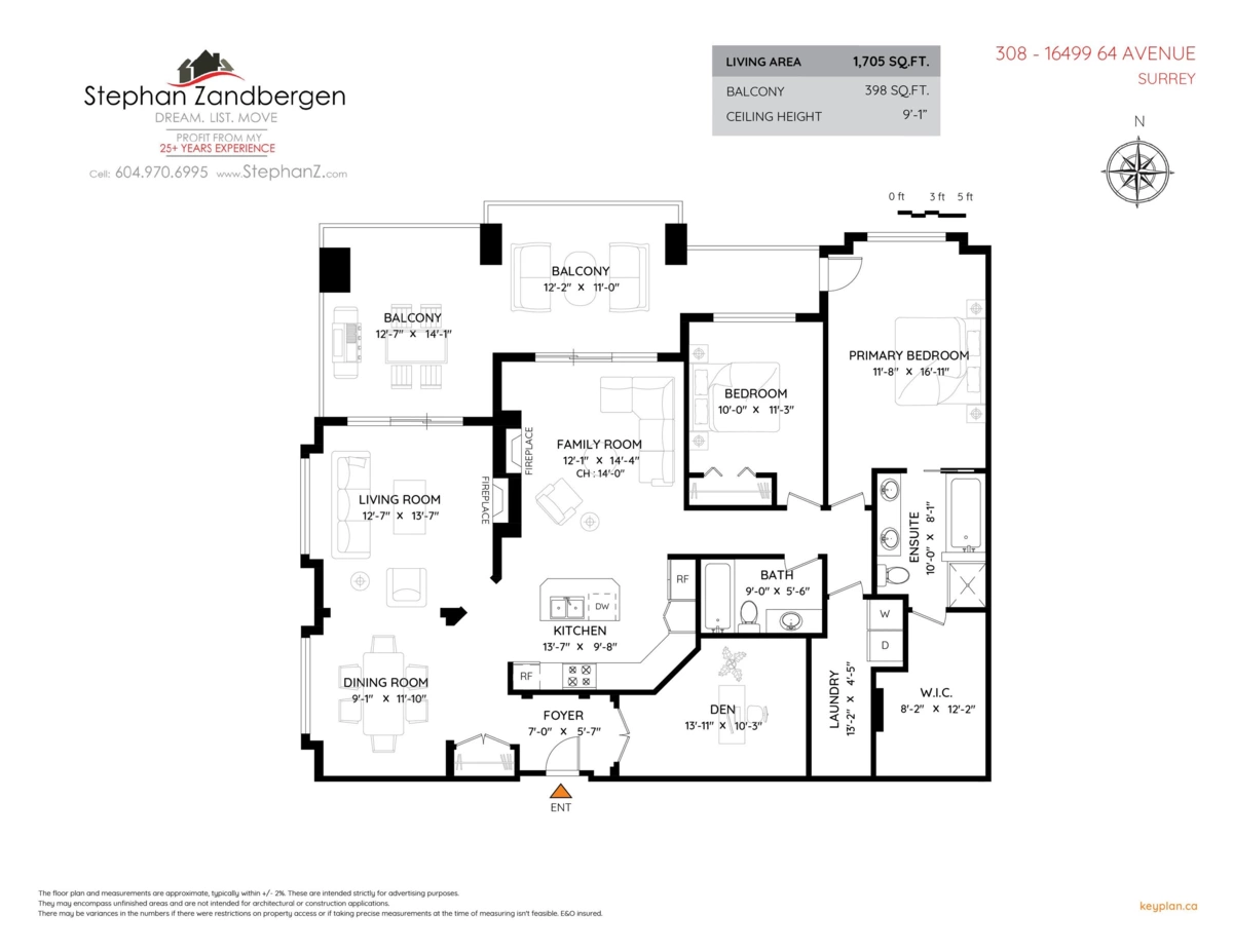 Outdoor Deck Photo of 308 16499 64 Avenue, Surrey, BC