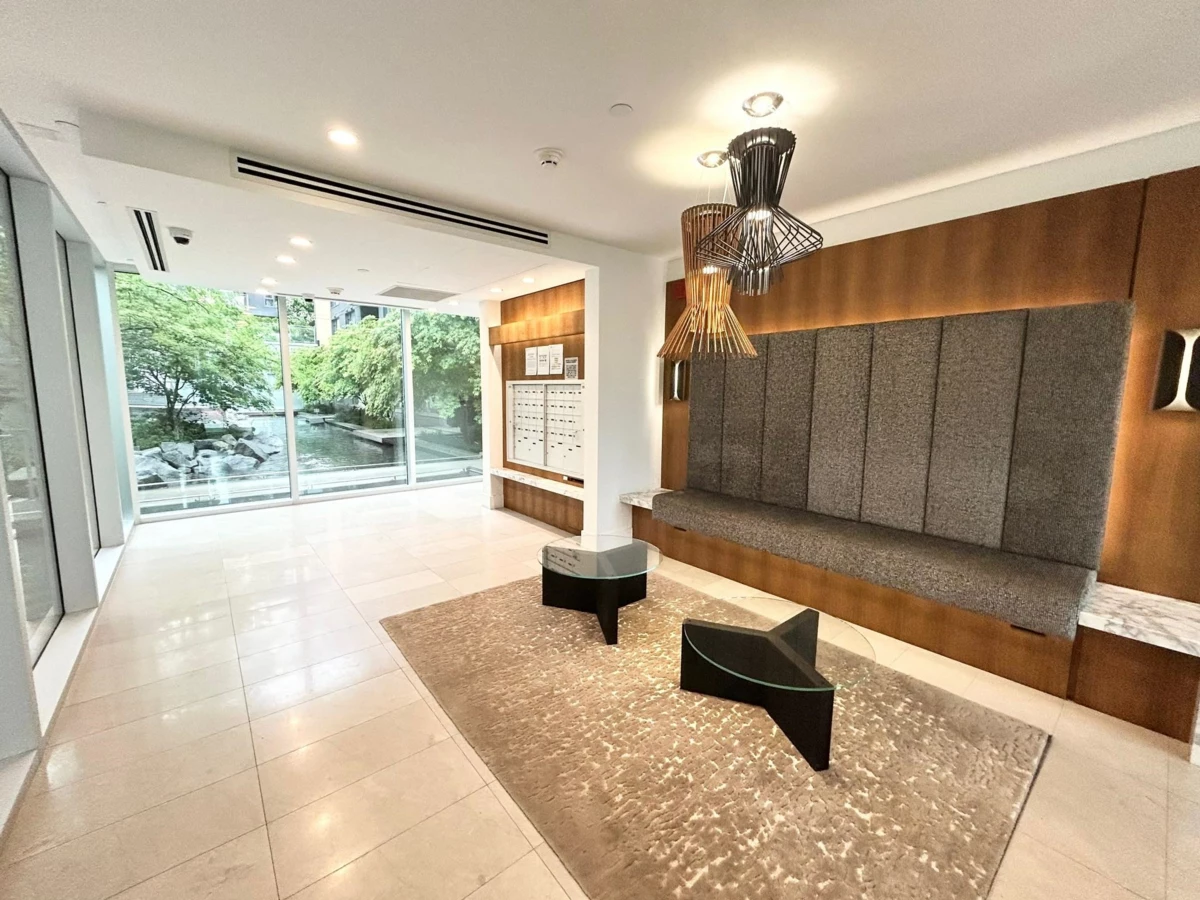 Living Room Photo of 202 375 W 59th Avenue, Vancouver, BC