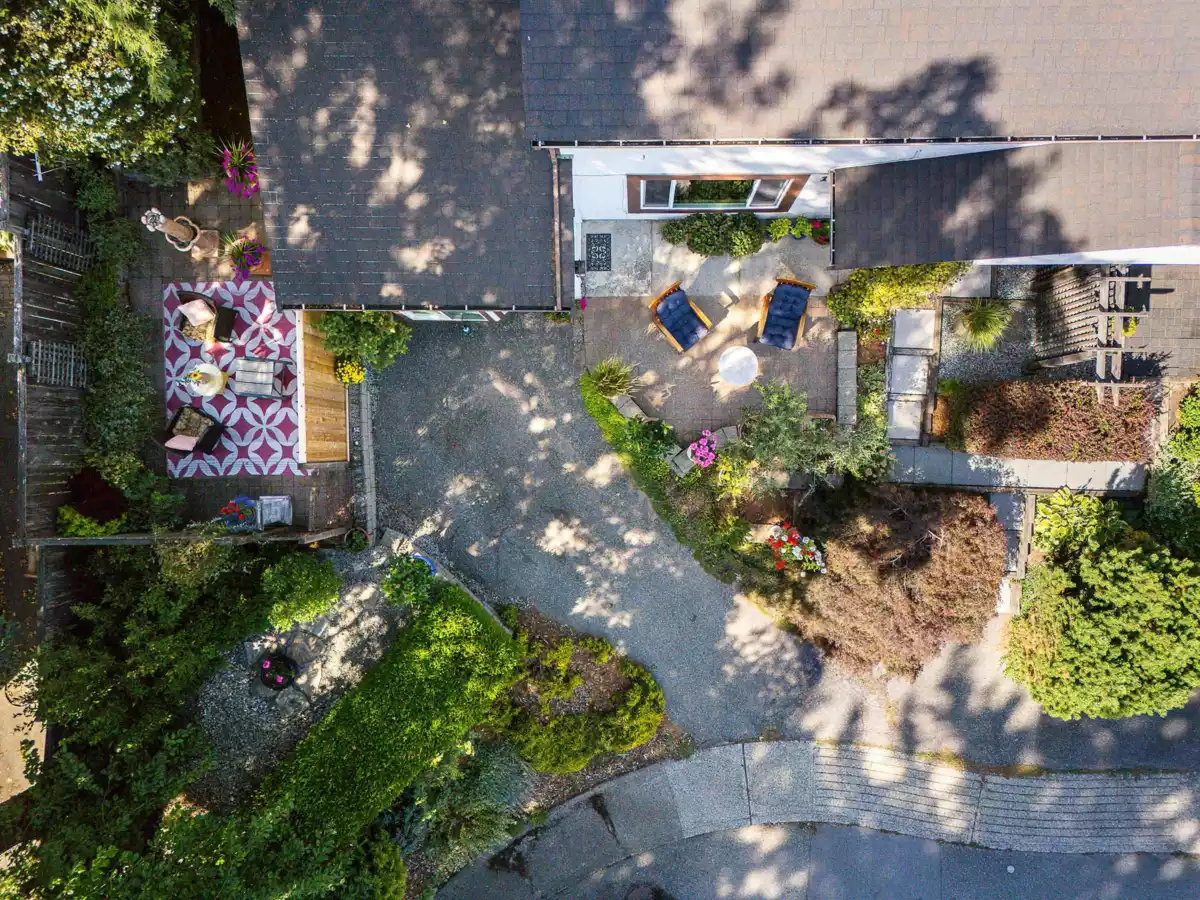 Aerial View of 1135 Vanier Avenue, Coquitlam, BC