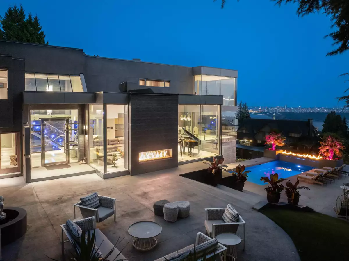 Exterior Rear Photo of 2331 Westhill Drive, West Vancouver, BC