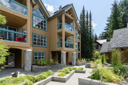Backyard Photo of 208 4865 Painted Cliff Road, Whistler, BC