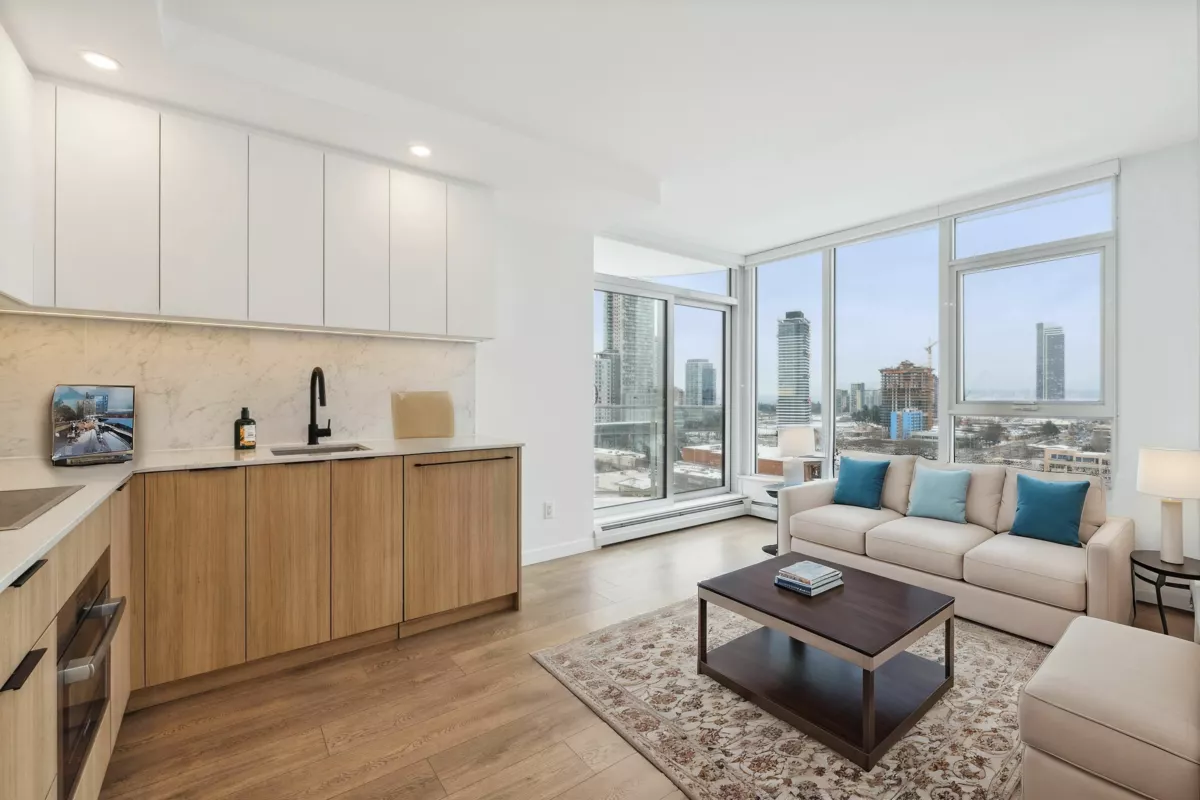 Living Room Photo of 1411 13685 102 Avenue, Surrey, BC