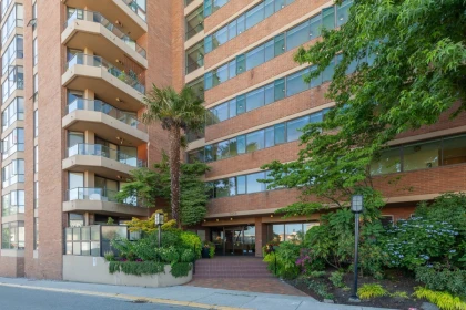 Exterior Rear Photo of 1003 1450 Pennyfarthing Drive, Vancouver, BC