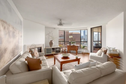 Living Room Photo of 1003 1450 Pennyfarthing Drive, Vancouver, BC