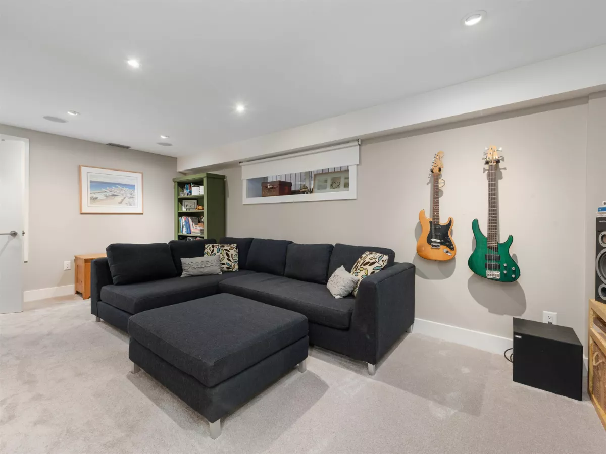 Basement Recreation Room Photo of 1144 W Keith Road, North Vancouver, BC