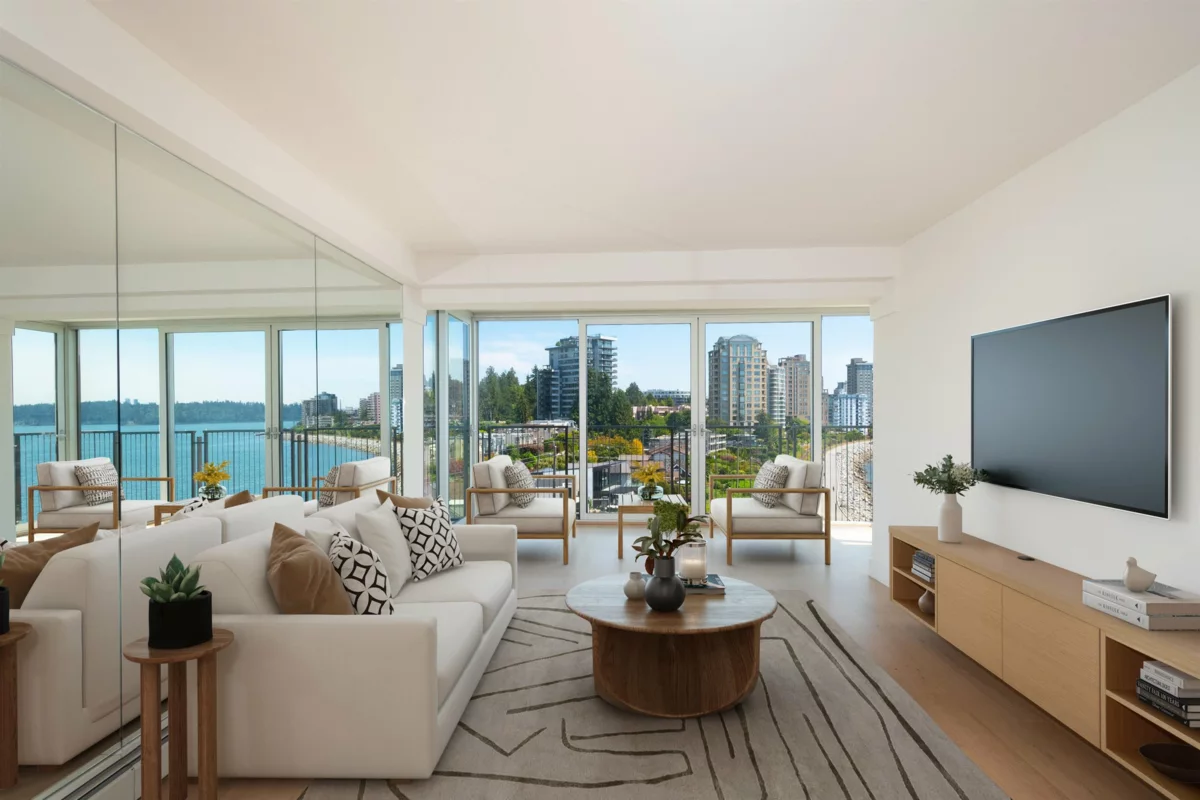 Bedroom 2 Photo of 708 150 24th Street, West Vancouver, BC
