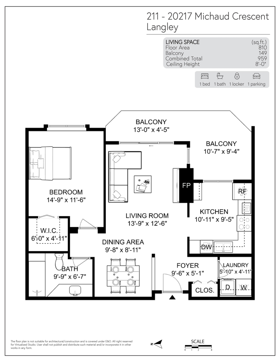 Hallway Photo of 211 20217 Michaud Crescent, Langley, BC