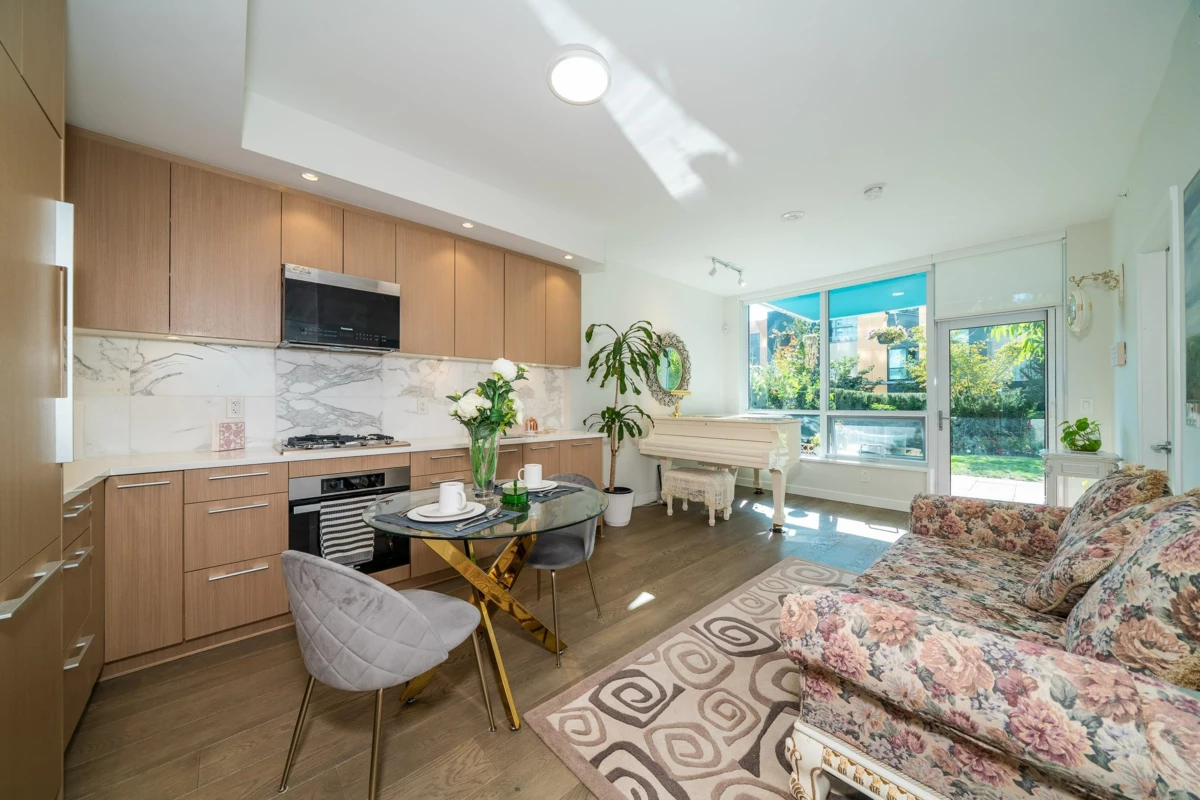 Kitchen Photo of 101 5608 Berton Avenue, Vancouver, BC