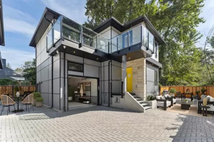 Exterior Rear Photo of 842 St. Denis Avenue, North Vancouver, BC