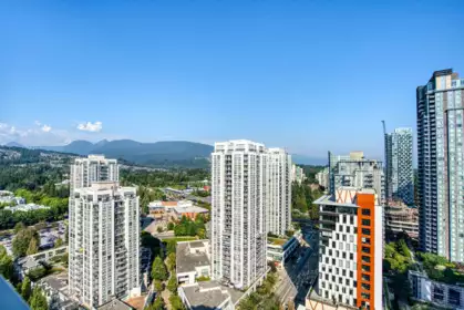 Outdoor Deck Photo of 3104 2978 Glen Drive, Coquitlam, BC