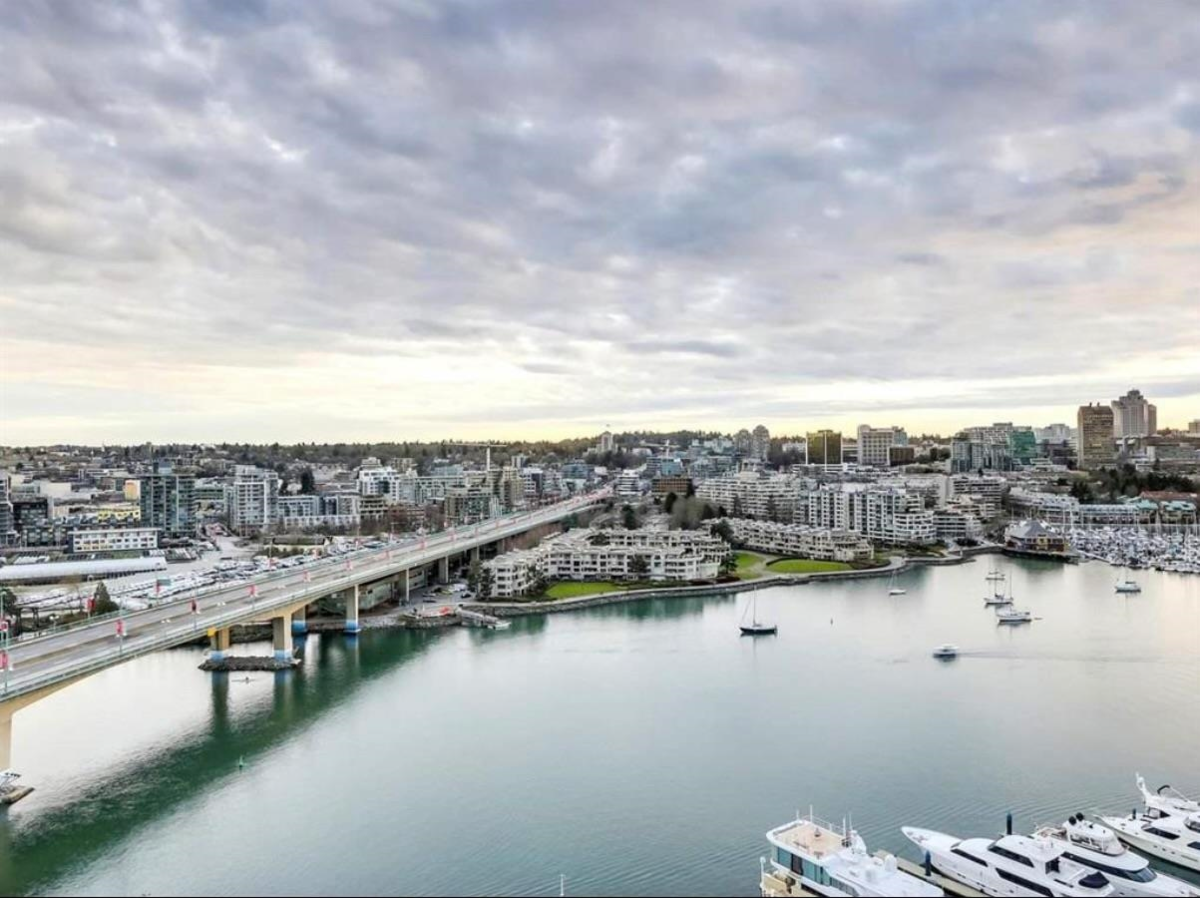 Bedroom 3 Photo of 2706 1033 Marinaside Crescent, Vancouver, BC