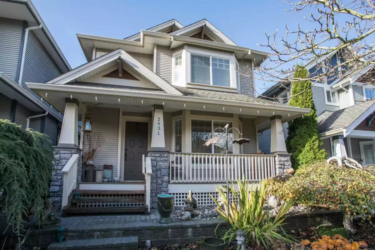 Aerial View of 2931 152a Street, Surrey, BC