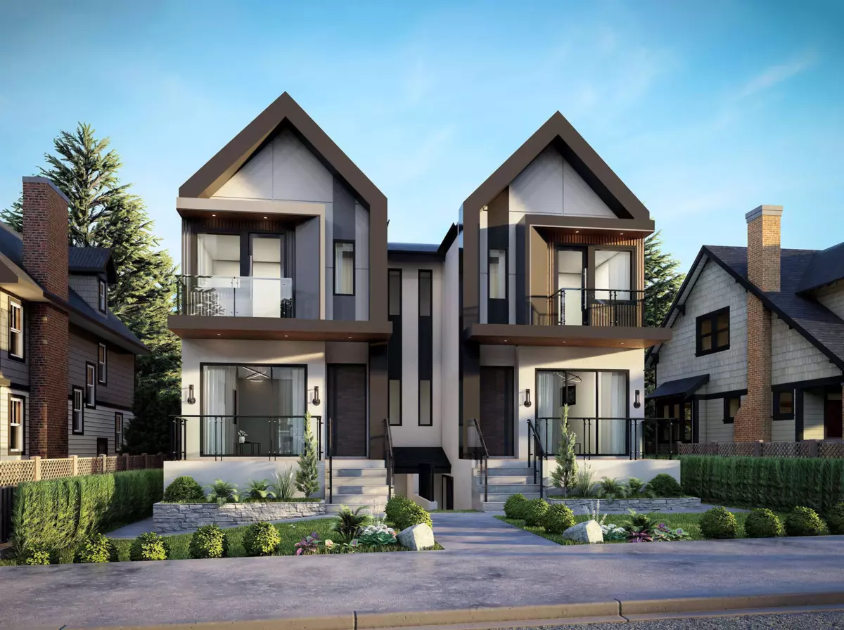 Exterior Rear Photo of 1 1541 Willingdon Avenue, Burnaby, BC