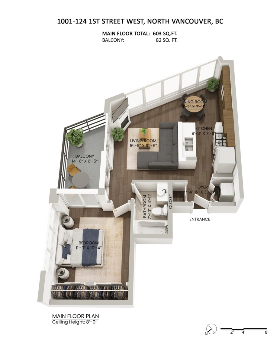 Swimming Pool Photo of 1001 124 W 1st Street, North Vancouver, BC