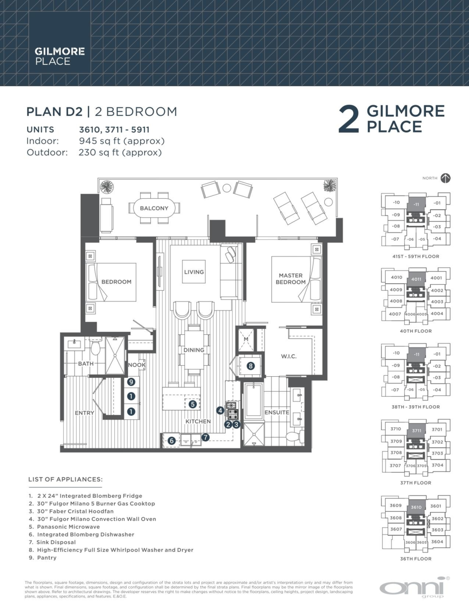 Primary Bedroom Photo of 4611 2108 Gilmore Avenue, Burnaby, BC