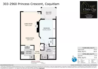 Garden / Landscaping Photo of 303 2960 Princess Crescent, Coquitlam, BC