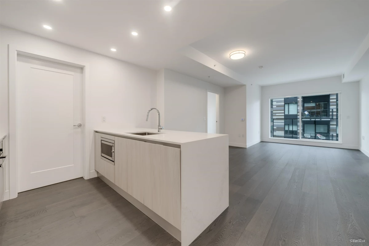 Living Room Photo of 305 488 W 58th Avenue, Vancouver, BC