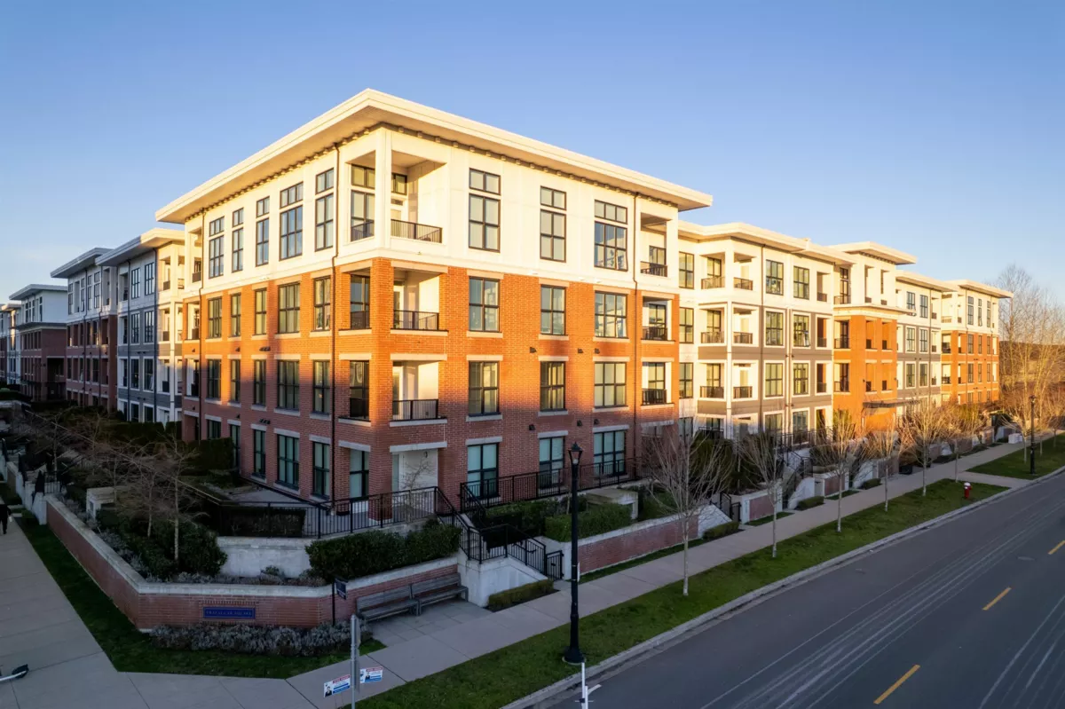 Aerial View of 228 9551 Alexandra Road, Richmond, BC