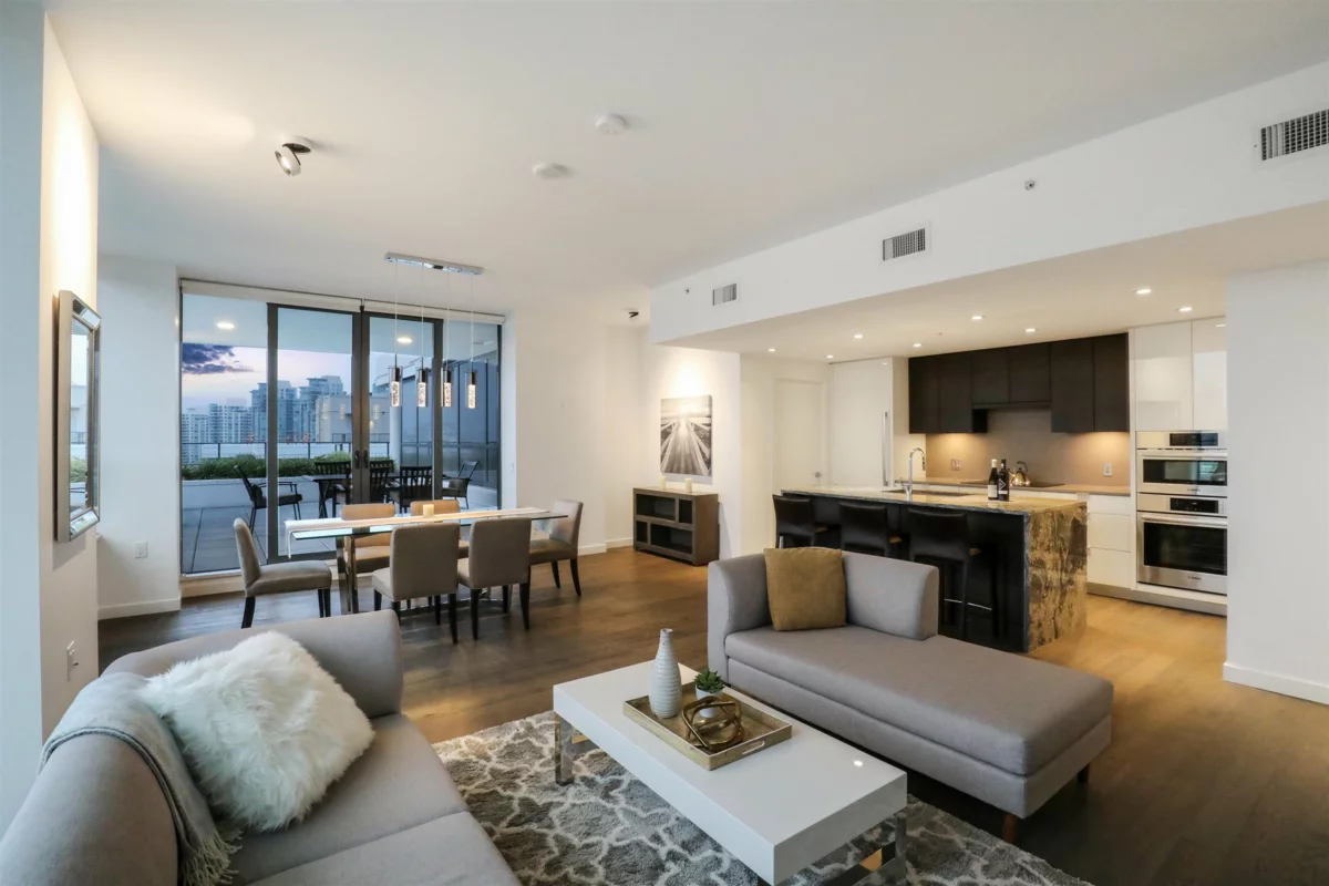 Dining Area Photo of 1302 1688 Pullman Porter Street, Vancouver, BC