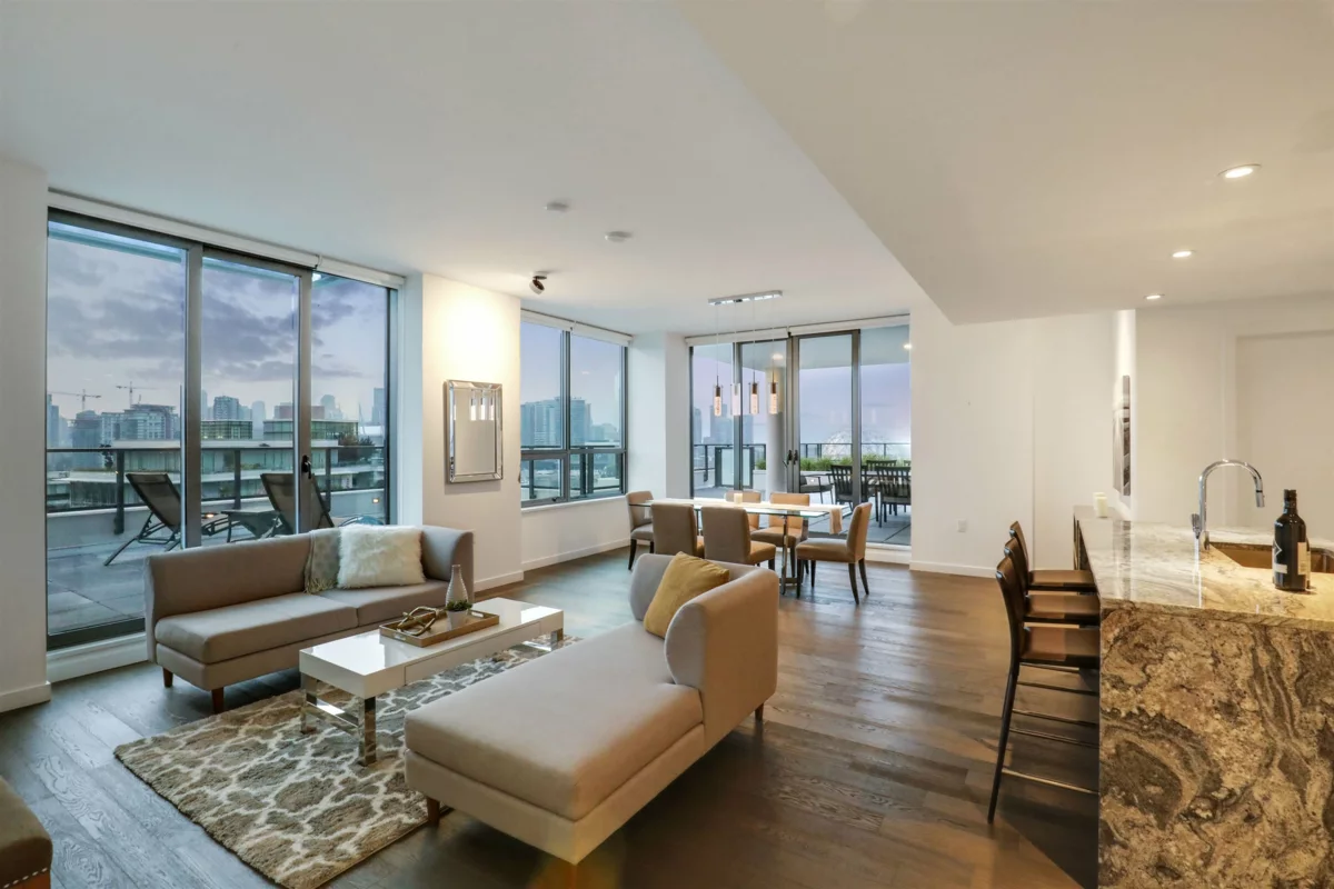 Entry Foyer Photo of 1302 1688 Pullman Porter Street, Vancouver, BC