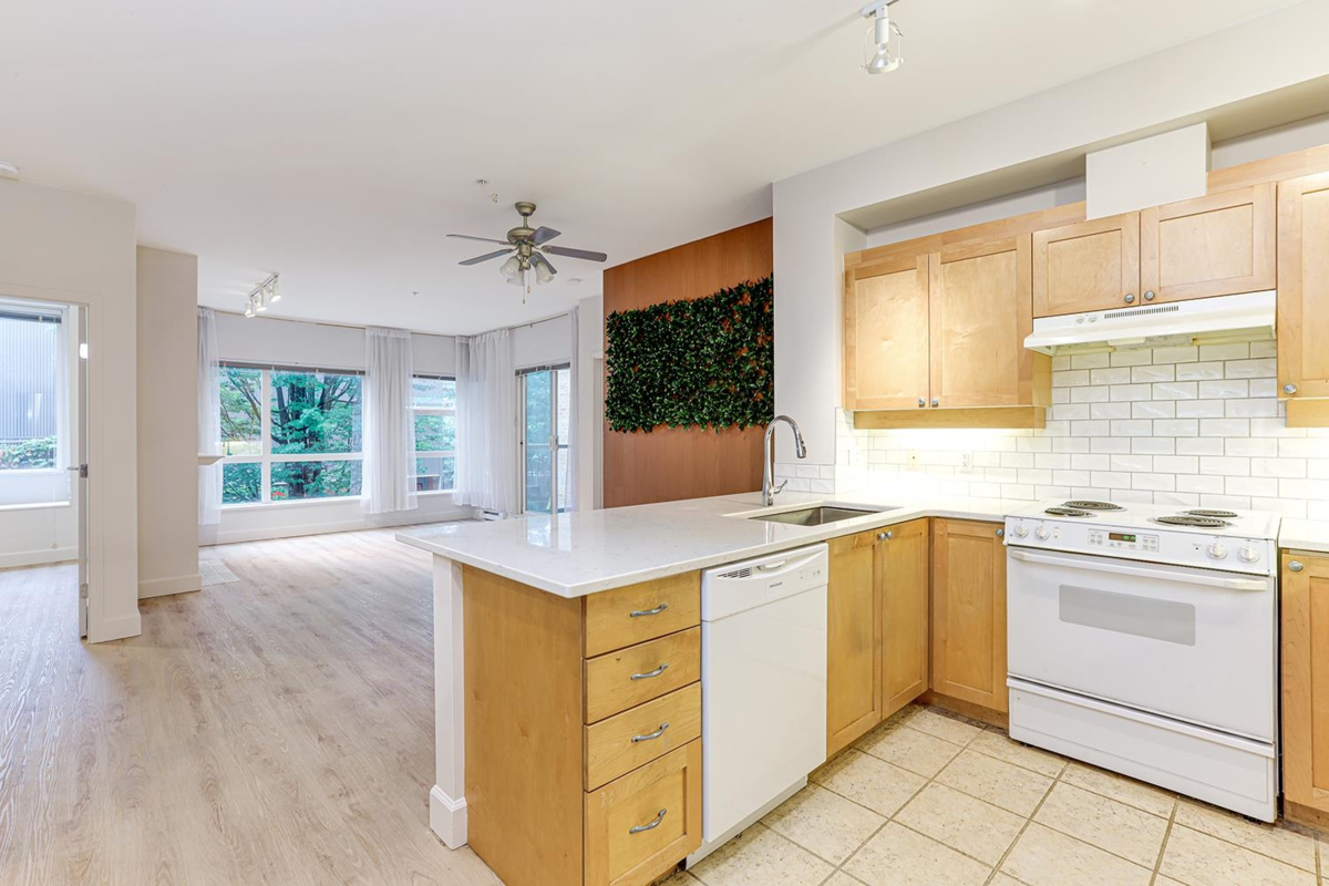Kitchen Island Photo of 211 6198 Ash Street, Vancouver, BC