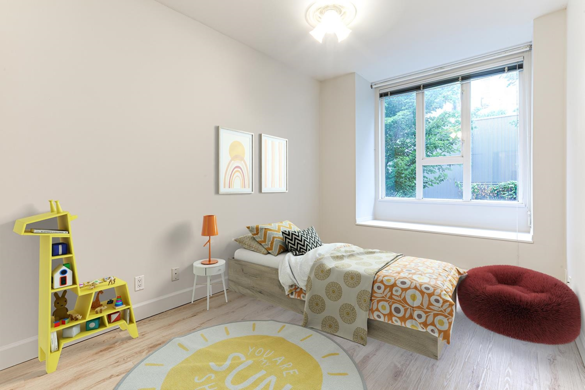 Living Room Photo of 211 6198 Ash Street, Vancouver, BC