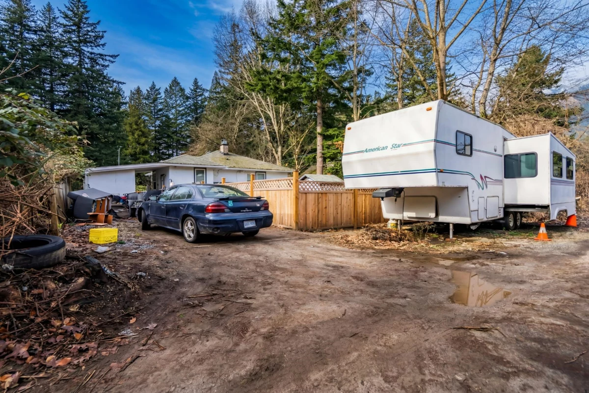 Aerial View of 621 Water Avenue, Hope, BC