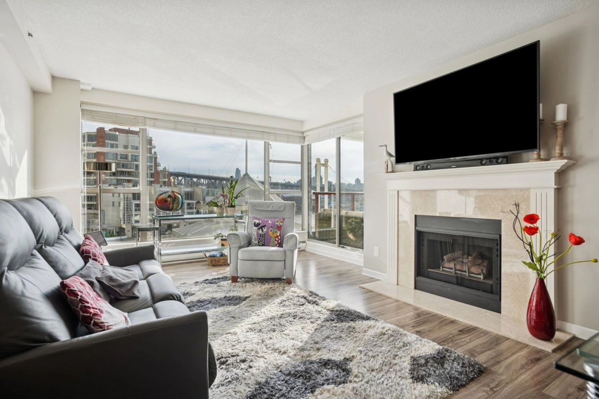 Exterior Rear Photo of 203 1008 Beach Avenue, Vancouver, BC