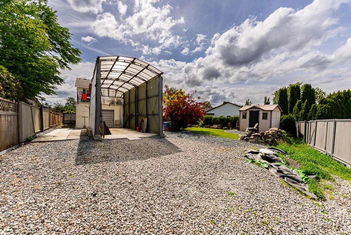 Aerial View of 7652 Sapphire Drive, Chilliwack, BC