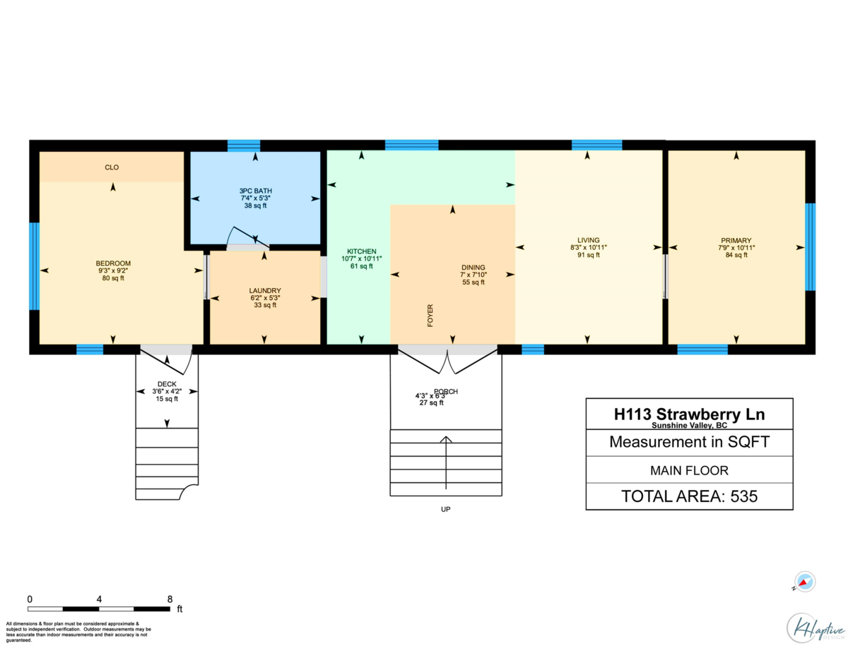 Exterior Rear Photo of H113 Strawberry Lane, Sunshine Valley, BC