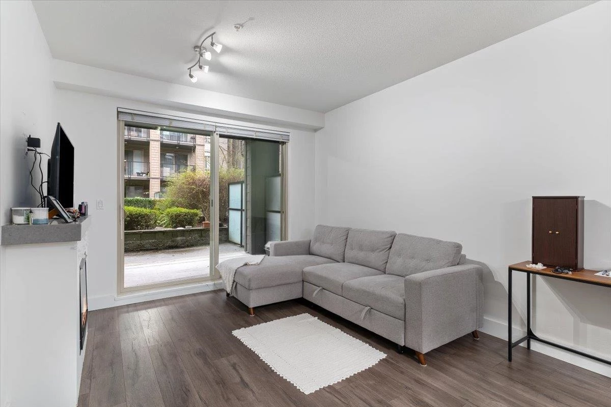 Living Room Photo of 112 7478 Byrnepark Walk, Burnaby, BC