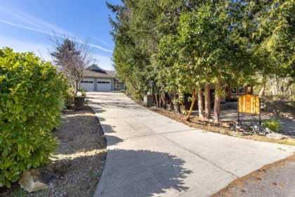 Aerial View of 9219 Regal Road, Halfmoon Bay, BC