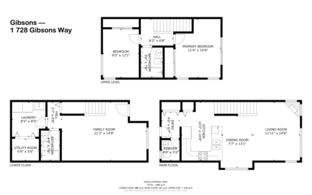Aerial View of 1 728 Gibsons Way, Gibsons, BC