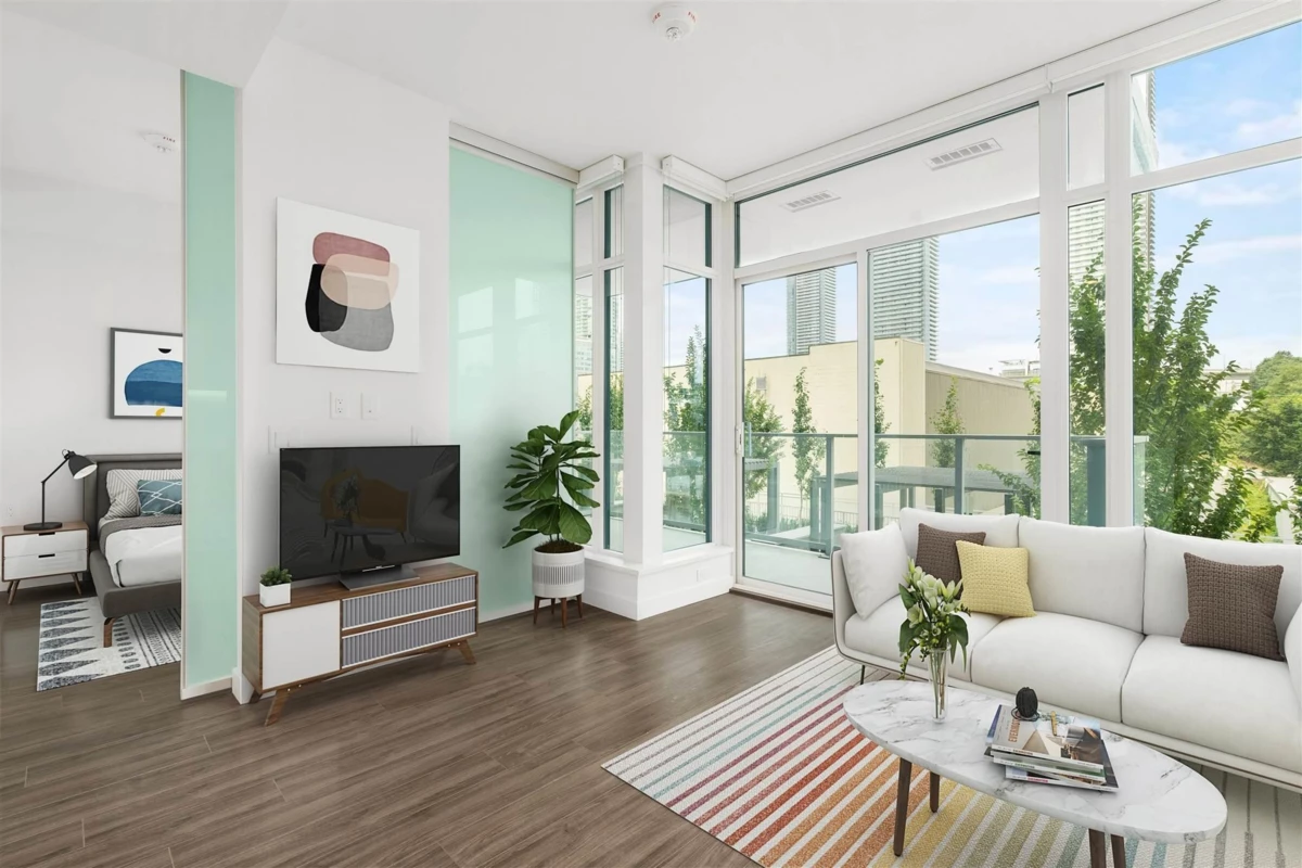 Living Room Photo of 507 2311 Beta Avenue, Burnaby, BC