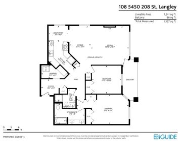 Basement Recreation Room Photo of 108 5450 208 Street, Langley, BC